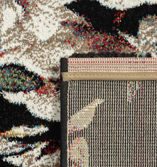 Diamond Floral Runner White