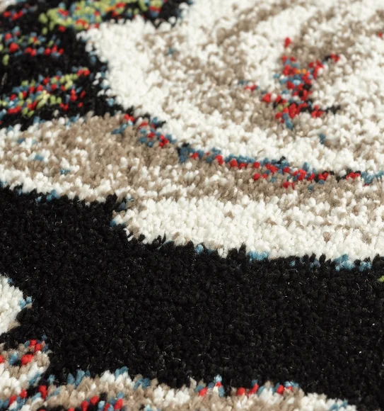 Diamond Floral Runner White