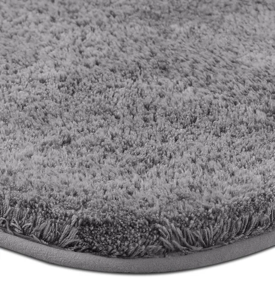 Foxton I Super Soft Anti Skid Bath Mat Charcoal