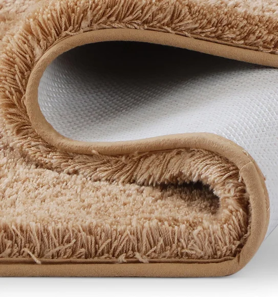 Foxton I Super Soft Anti Skid Bath Mat Beige