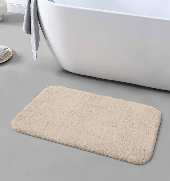 Foxton I Super Soft Anti Skid Bath Mat L.Beige