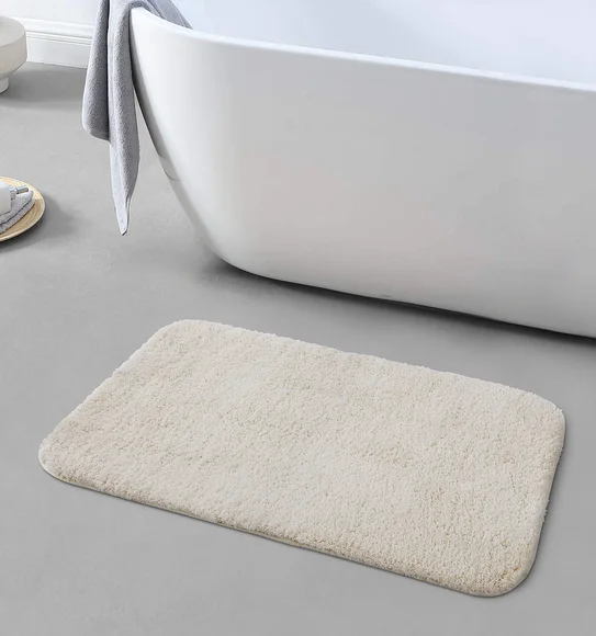 Foxton I Super Soft Anti Skid Bath Mat Cream