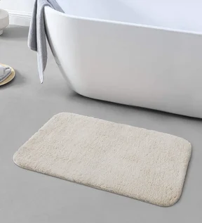 Foxton I Super Soft Anti Skid Bath Mat Cream