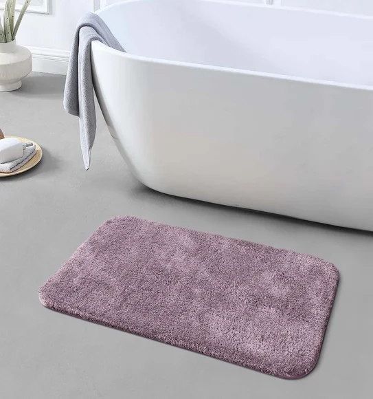 Foxton I Super Soft Anti Skid Bath Mat Mauve