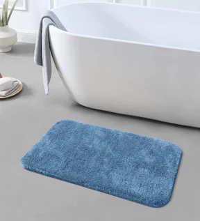 Foxton I Super Soft Anti Skid Bath Mat Navy