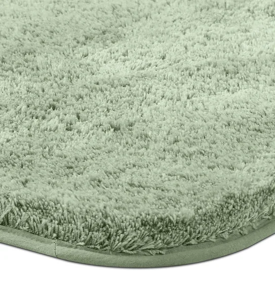 Foxton I Super Soft Anti Skid Bath Mat Green