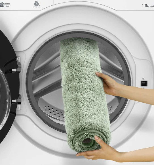 Foxton I Super Soft Anti Skid Bath Mat Green