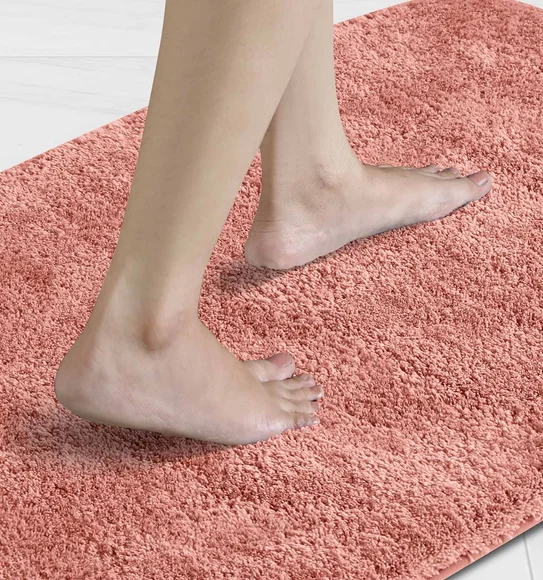 Foxton I Super Soft Anti Skid Bath Mat Onion Pink