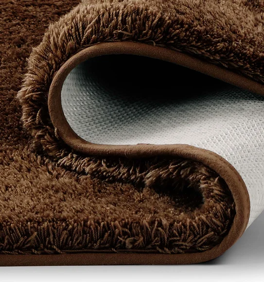 Foxton I Super Soft Anti Skid Bath Mat Chocolate