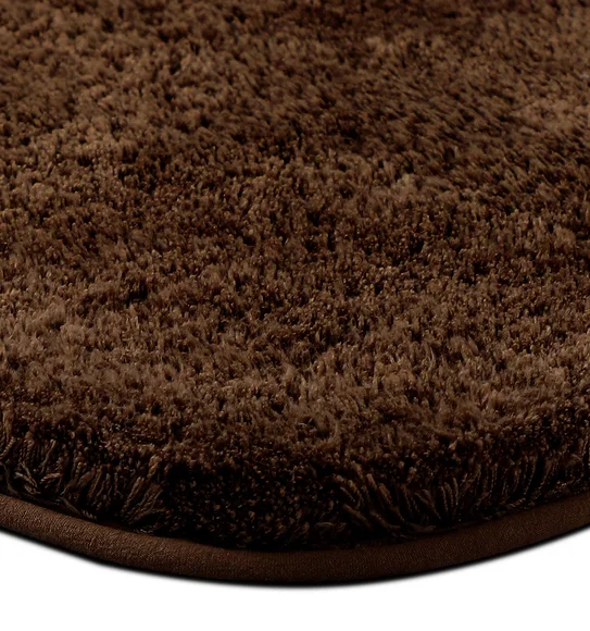 Foxton I Super Soft Anti Skid Bath Mat Chocolate