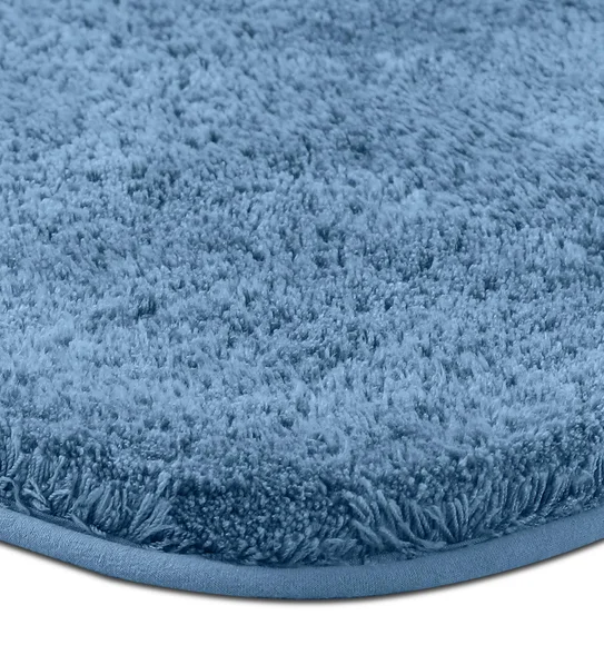 Foxton I Super Soft Anti Skid Bath Mat Navy
