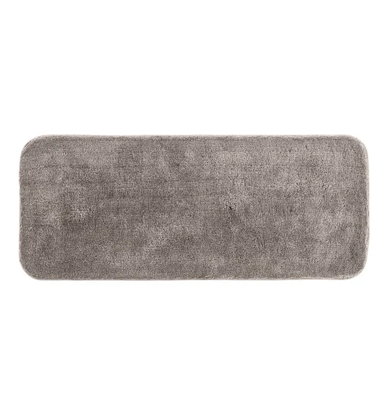 Foxton I Super Soft Anti Skid Bath Mat Silver Grey