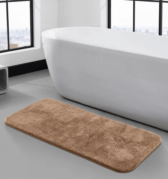 Foxton I Super Soft Anti Skid Bath Mat Camel