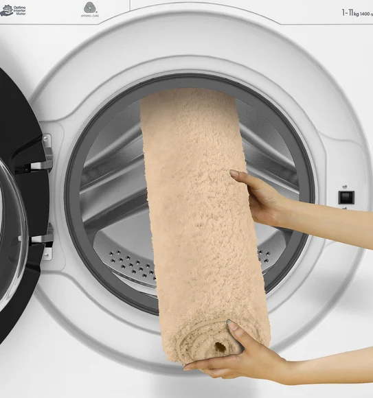 Foxton I Super Soft Anti Skid Bath Mat L.Beige