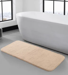 Foxton I Super Soft Anti Skid Bath Mat L.Beige