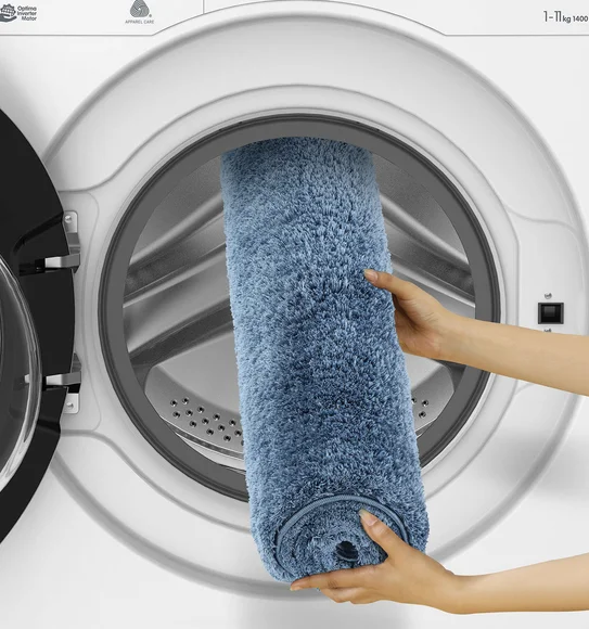 Foxton I Super Soft Anti Skid Bath Mat Navy