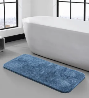 Foxton I Super Soft Anti Skid Bath Mat Navy