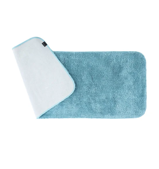 Foxton I Super Soft Anti Skid Bath Mat Aqua