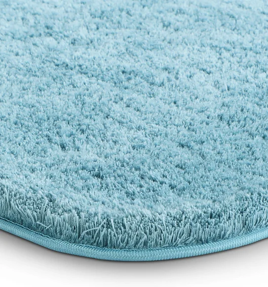 Foxton I Super Soft Anti Skid Bath Mat Aqua