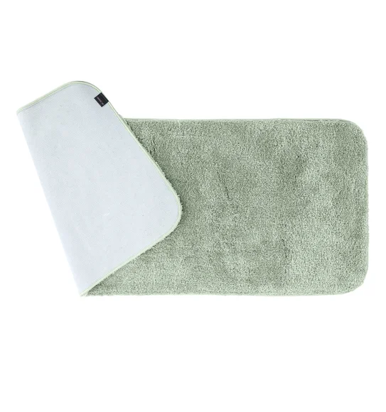 Foxton I Super Soft Anti Skid Bath Mat Green