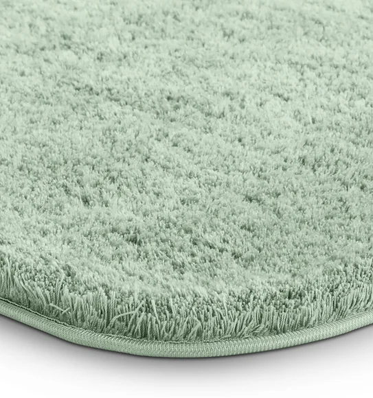 Foxton I Super Soft Anti Skid Bath Mat Green