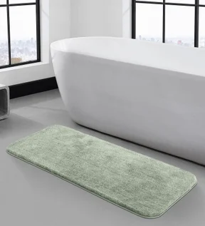 Foxton I Super Soft Anti Skid Bath Mat Green