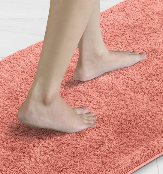 Foxton I Super Soft Anti Skid Bath Mat Onion Pink