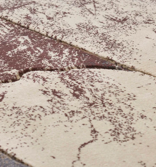 Bella Geometric Carpet Beige Brown