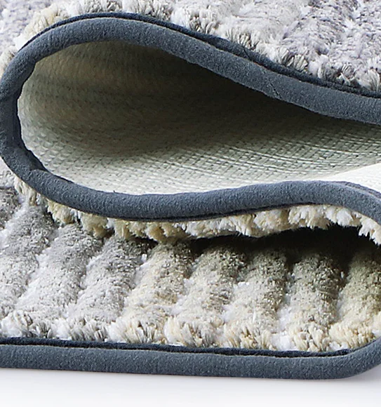 Hermosa Quick Dry Anti skid Bath Mat Grey