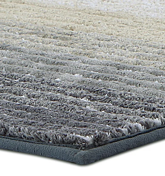 Hermosa Quick Dry Anti skid Bath Mat Grey