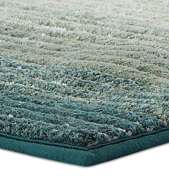 Hermosa Quick Dry Anti skid Bath Mat Green