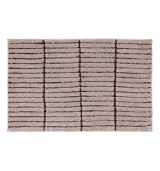 Hermosa Quick Dry Anti skid Bath Mat Brown