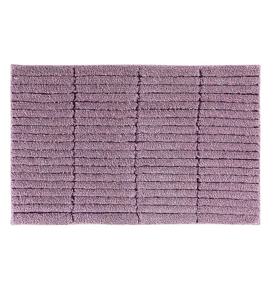 Hermosa Quick Dry Anti skid Bath Mat Plum
