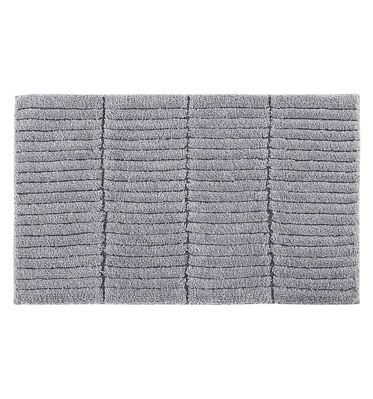 Hermosa Quick Dry Anti skid Bath Mat Silver