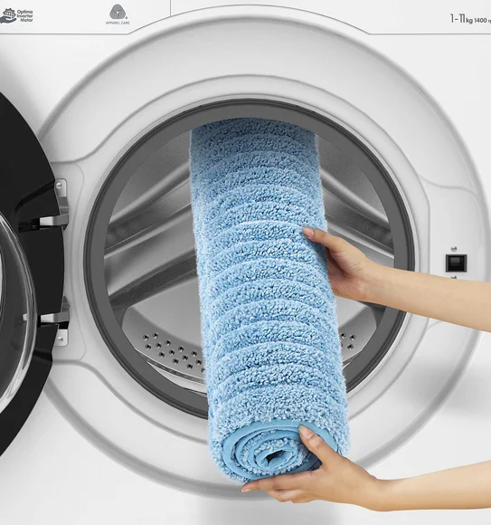 Hermosa Quick Dry Anti skid Bath Mat Aqua