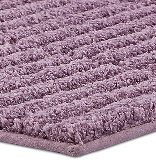 Hermosa Quick Dry Anti skid Bath Mat Plum