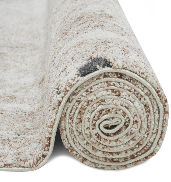 Cyrus Abstract Carpet Grey and Orange