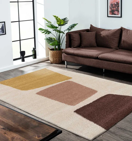 Stella Modern Carpet Beige