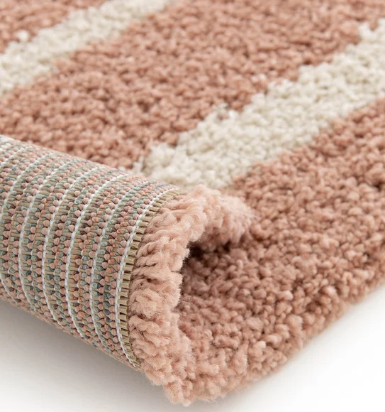 Stella Modern Carpet Peach