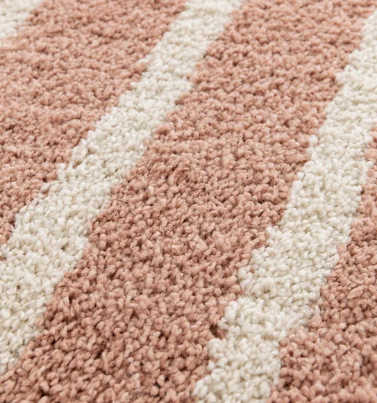 Stella Modern Carpet Peach