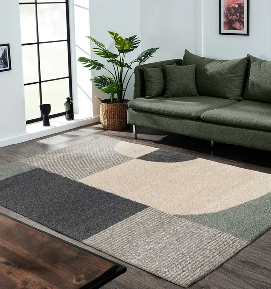 Stella Modern Carpet Beige and Grey