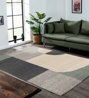 Stella Modern Carpet Beige and Grey