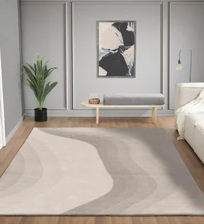 Moon Abstract Runner Grey
