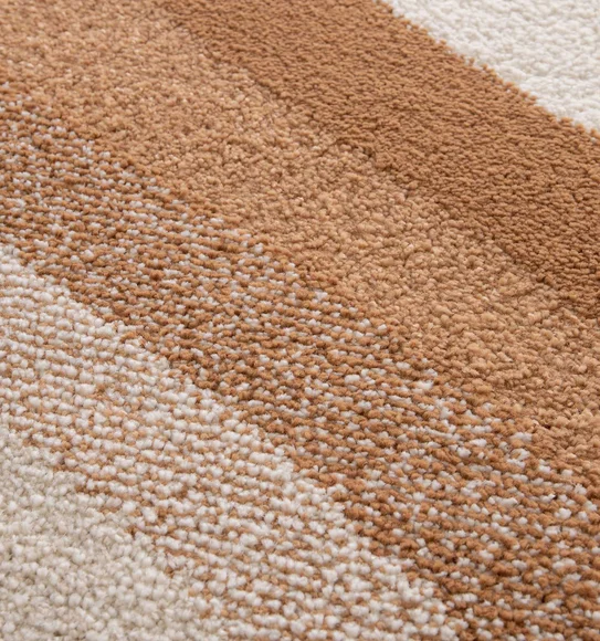 Moon Abstract Runner Cream Rust