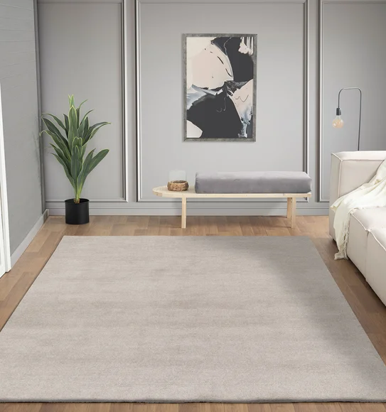 Moon Solid Carpet Grey