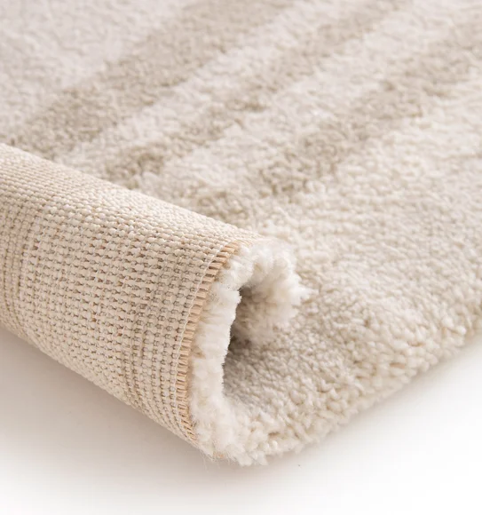 Moon Modern Abstract Carpet Cream Beige
