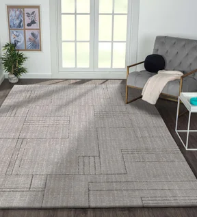Dune Geometric Carpet Grey