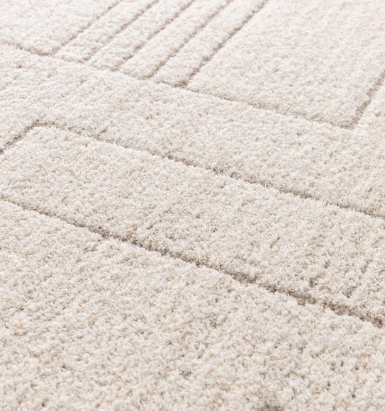 Dune Geometric Carpet Beige