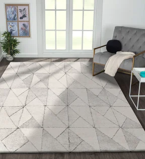 Dune Geometric Carpet Cream