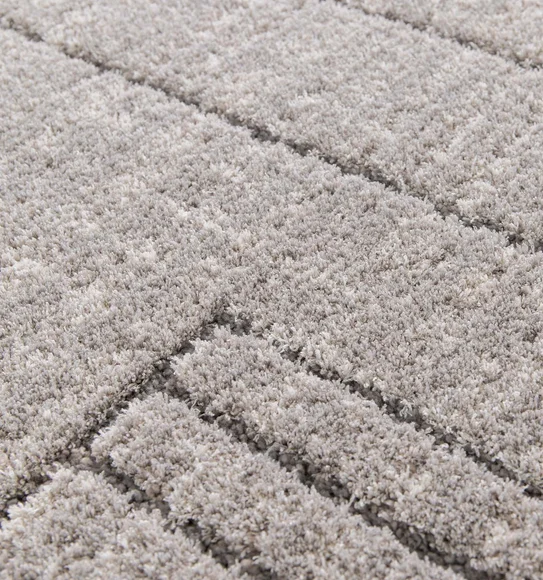 Dune Geometric Carpet Grey